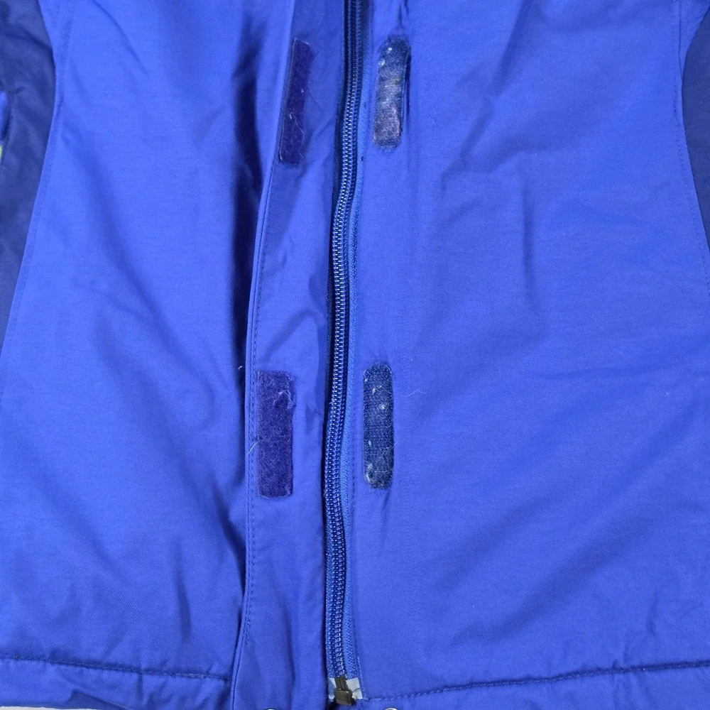 Columbia Ski Jacket Youth Medium Blue Good Omni-Heat Waterproof Hooded Parka